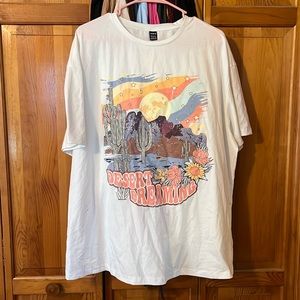 White T-Shirt from Shein